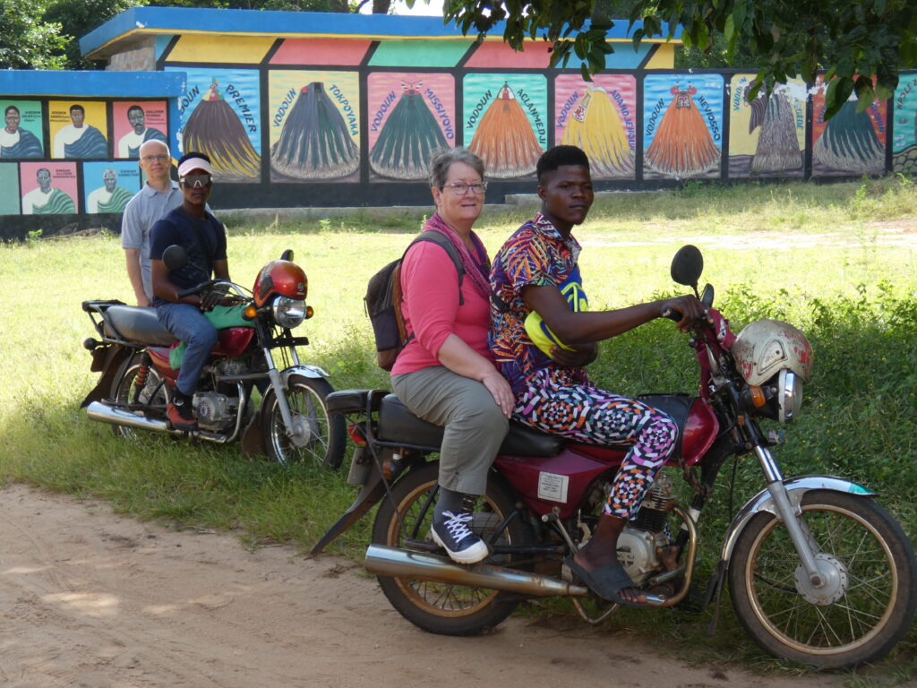 Balade en taxi-moto au Bénin