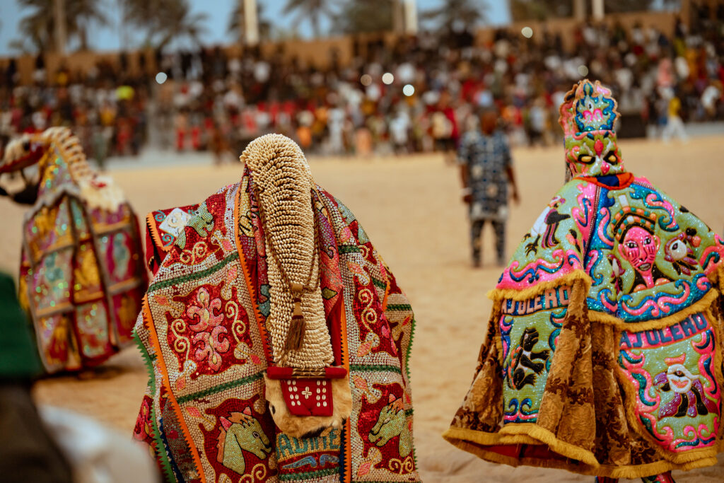 Grand festival Vodun dans l'arène vodun de Ouidah